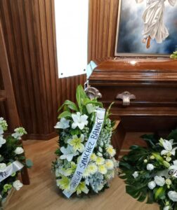 Arreglo fúnebre de piso